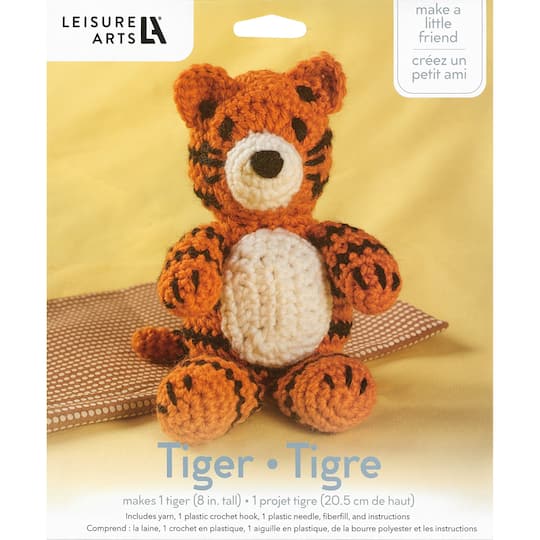 Leisure Arts&#xAE; Tiger Crochet Friend Kit